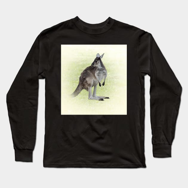 Kangaroo Long Sleeve T-Shirt by Guardi